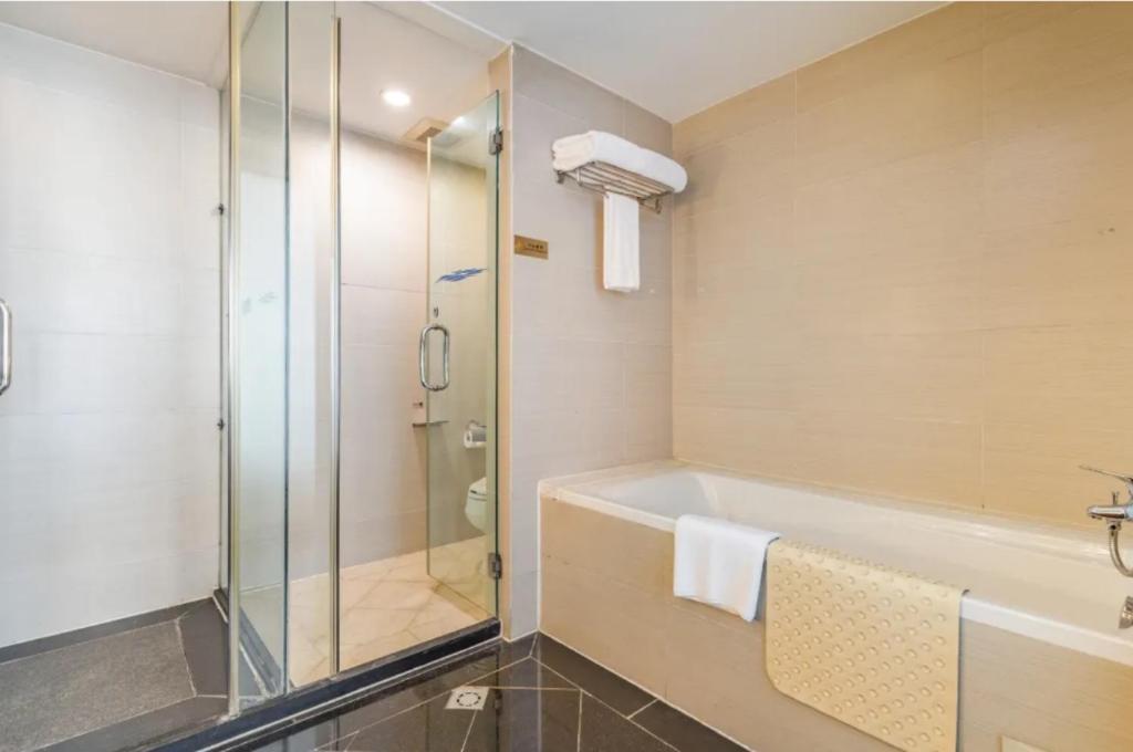 Linyi Blue Horizon Intenational Hotel Linyi (Shandong) Exterior foto