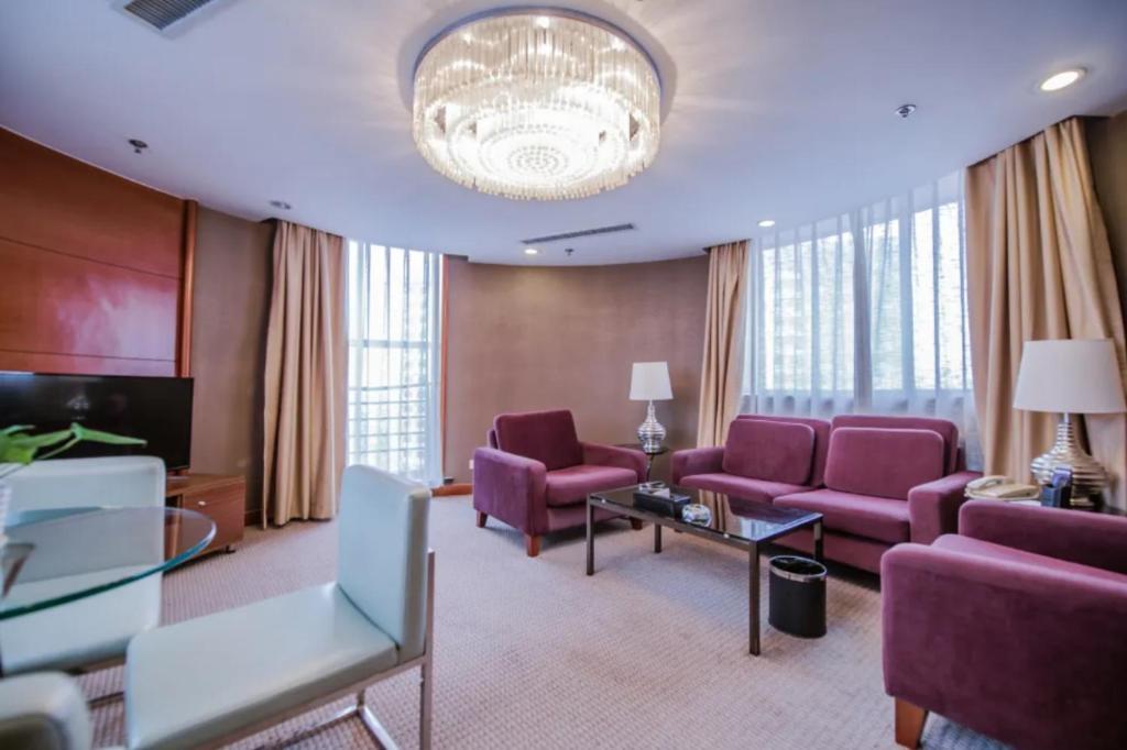 Linyi Blue Horizon Intenational Hotel Linyi (Shandong) Exterior foto
