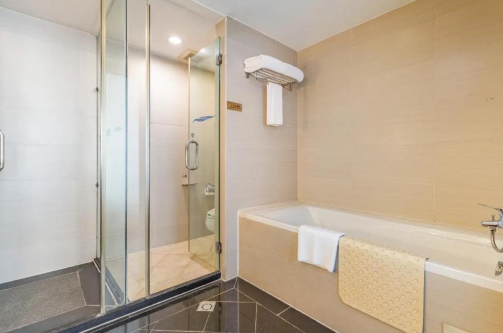 Linyi Blue Horizon Intenational Hotel Linyi (Shandong) Exterior foto