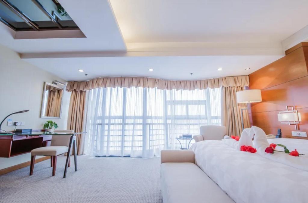 Linyi Blue Horizon Intenational Hotel Linyi (Shandong) Exterior foto