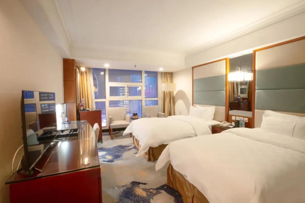Linyi Blue Horizon Intenational Hotel Linyi (Shandong) Exterior foto