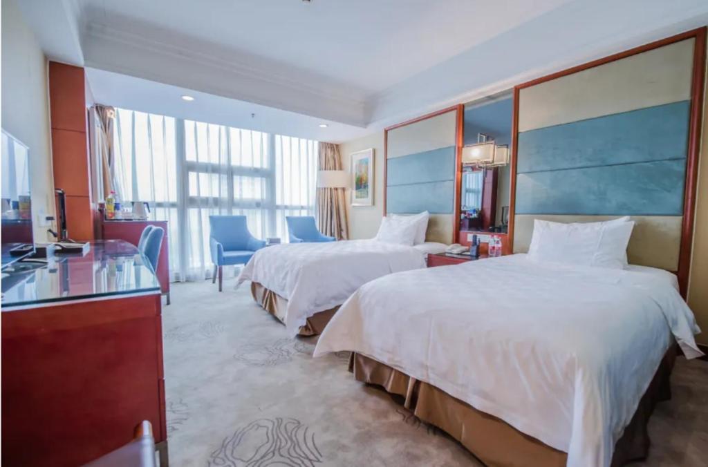 Linyi Blue Horizon Intenational Hotel Linyi (Shandong) Exterior foto