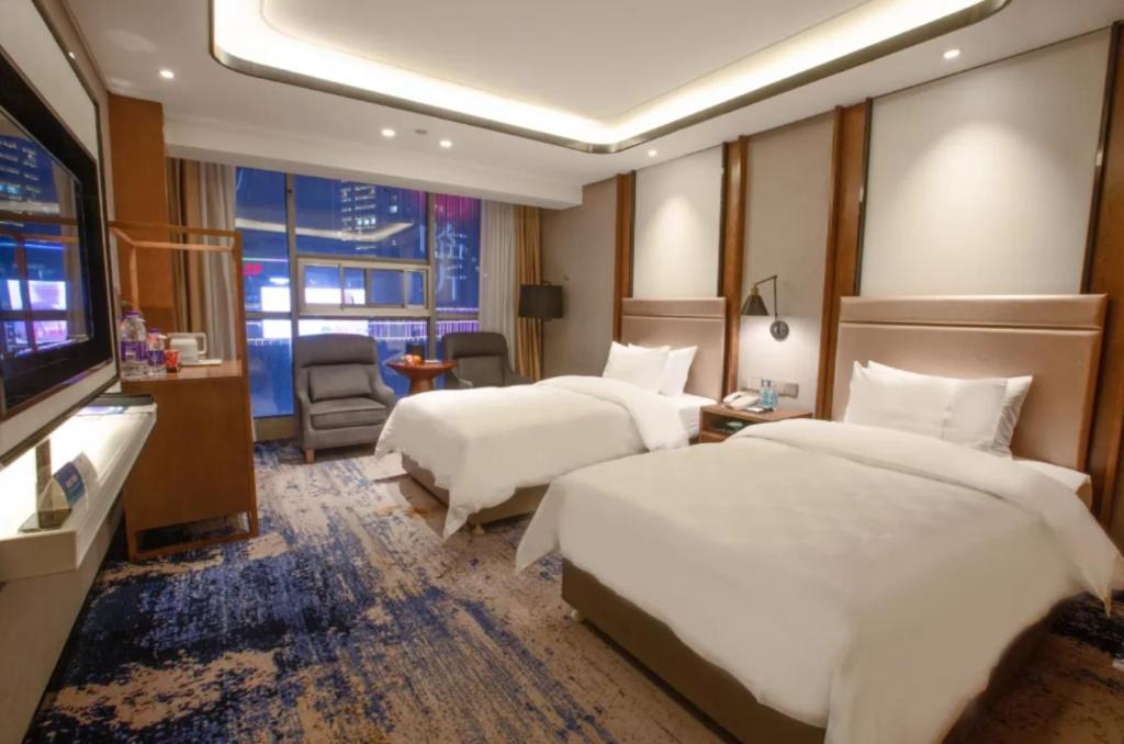 Linyi Blue Horizon Intenational Hotel Linyi (Shandong) Exterior foto
